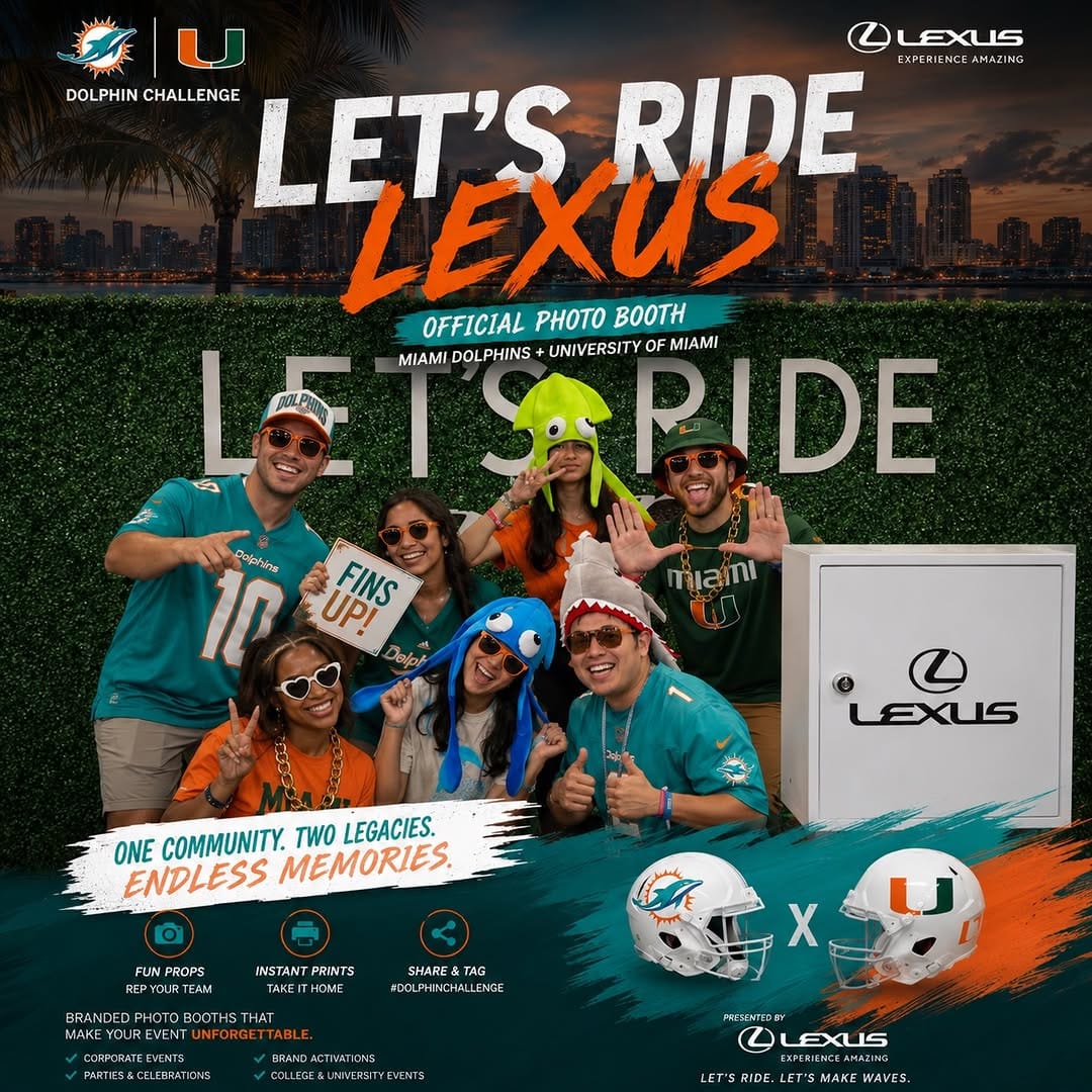 Post 2 by Miami Event Photo Booth Rental on Instagram (image)