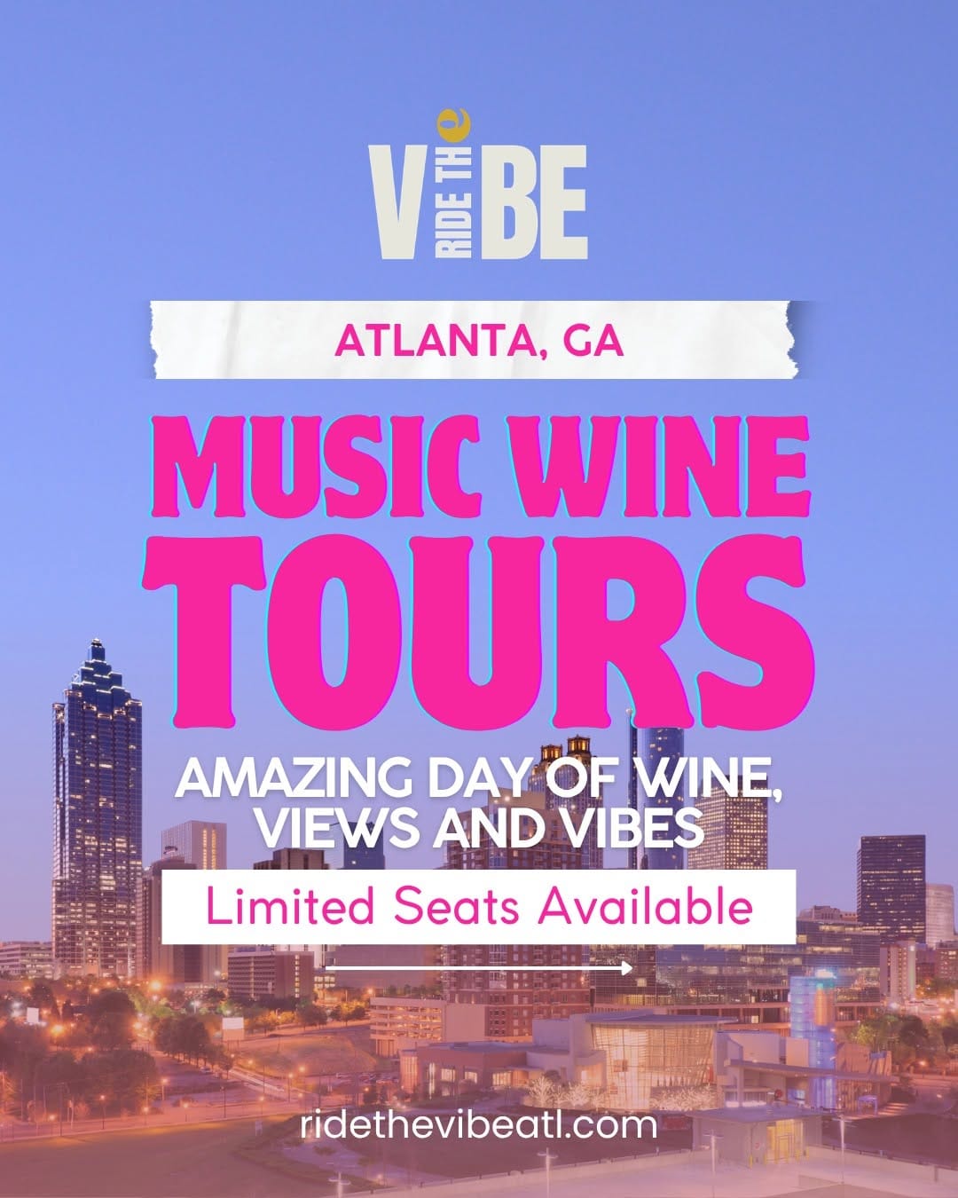 Post 10 by Ride The Vibe ATL | Wine & Music Experiences on Instagram (carousel)
