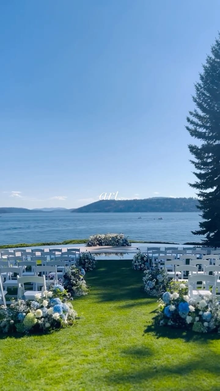 Post 6 by The Coeur d’Alene Resort Weddings on Instagram (video)