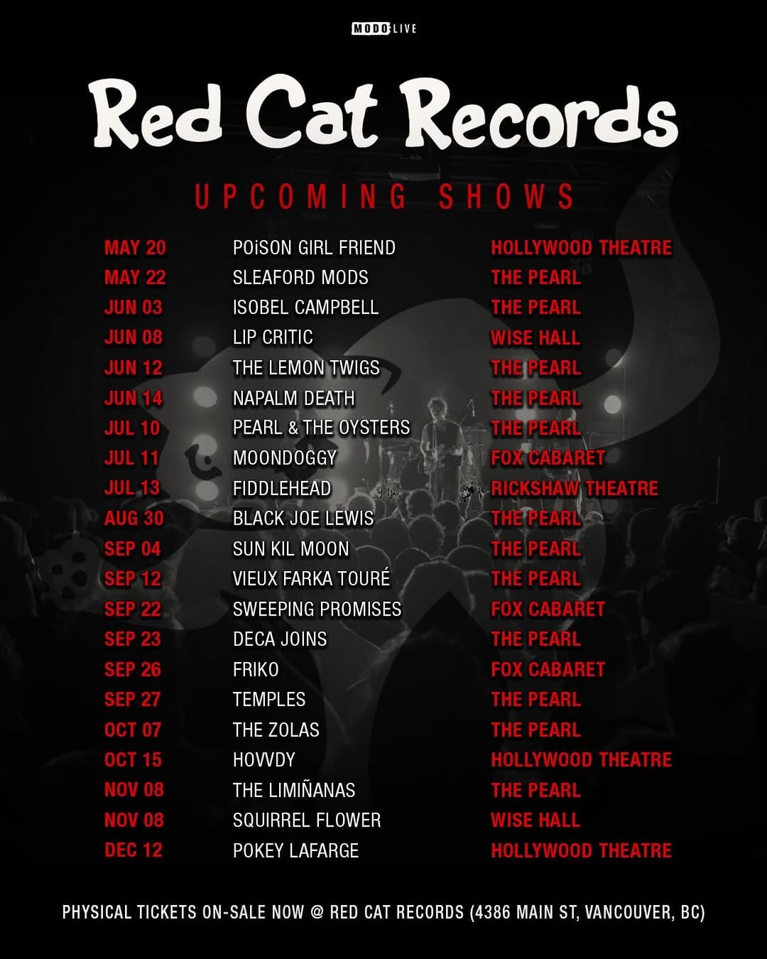 Post 2 by Red Cat Records on Instagram (image)