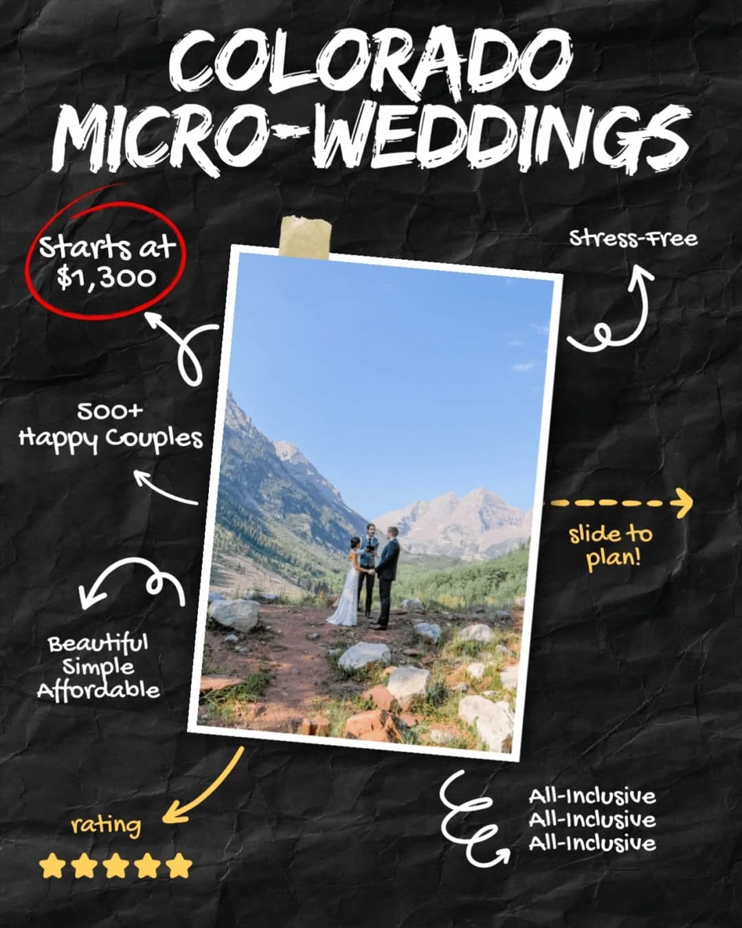 Post 5 by Colorado MicroWeddings & Elopements on Instagram (carousel)