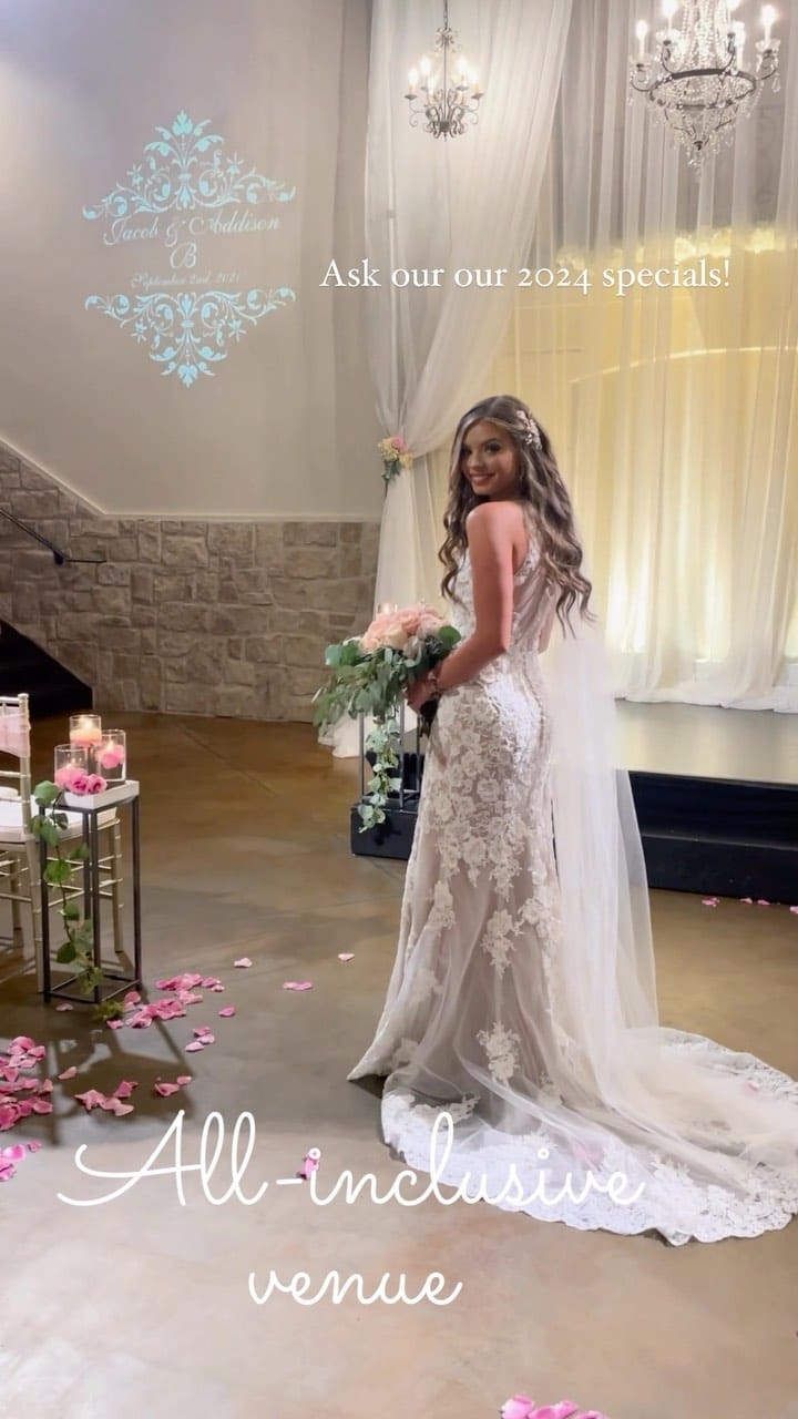 Post 10 by The Bella Sera Event Center on Instagram (video)