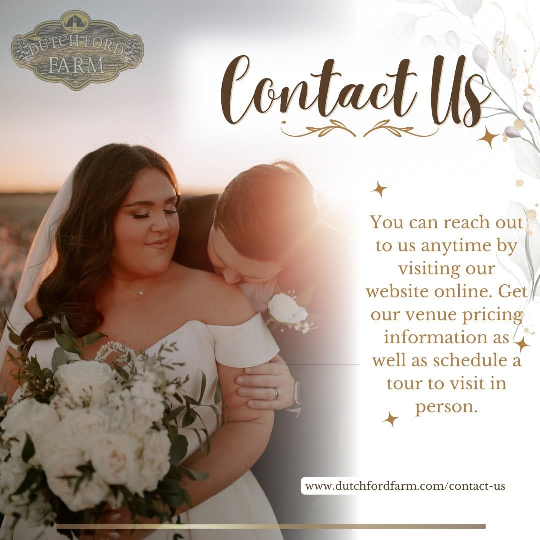 Post 10 by Dutch Ford Farm Wedding & Event Venue on Instagram (image)