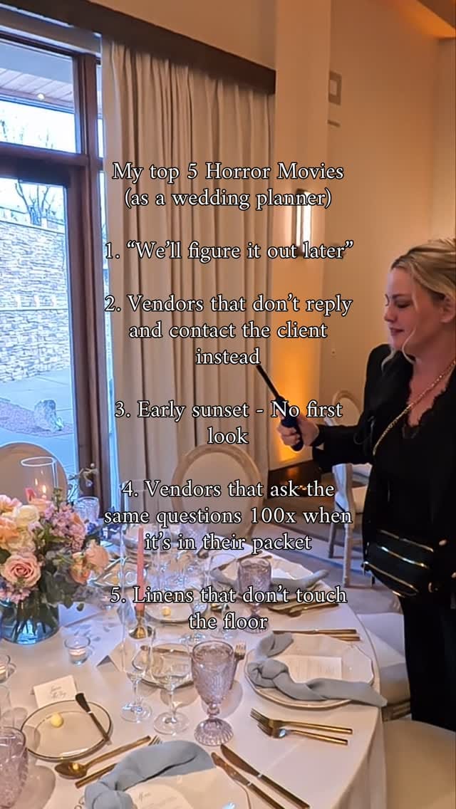 Post 5 by Meredith Keating Events • Wedding Planner on Instagram (video)