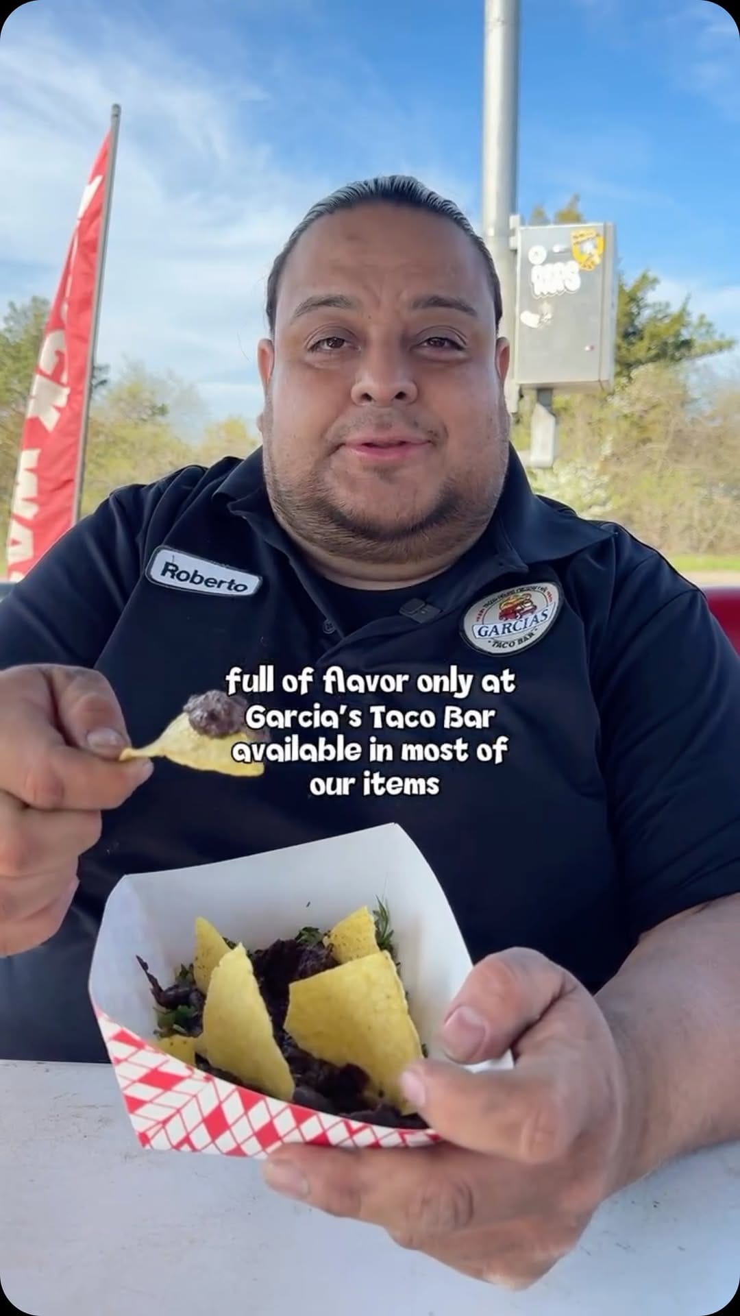Post 1 by Garcia’s Taco Bar on Instagram (video)