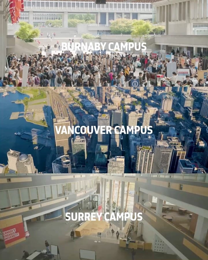 Post 1 by Simon Fraser University on Instagram (carousel)