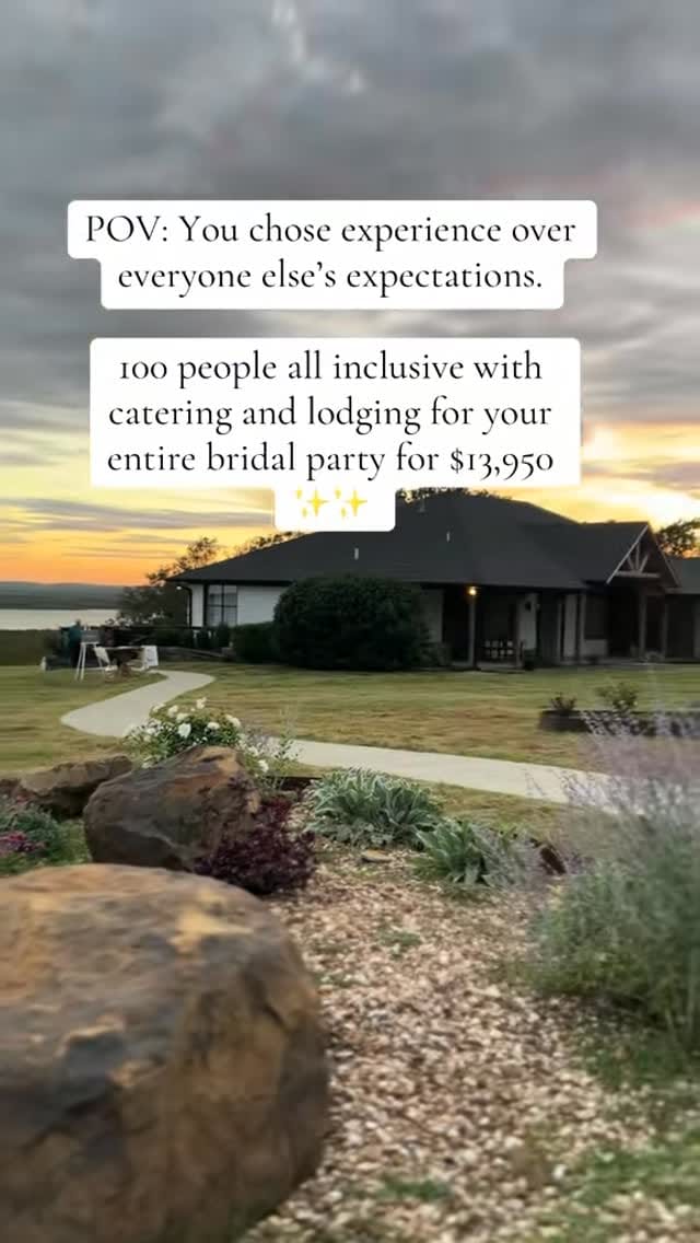 Post 2 by Oklahoma Wedding Venue|The Pointe on Instagram (video)