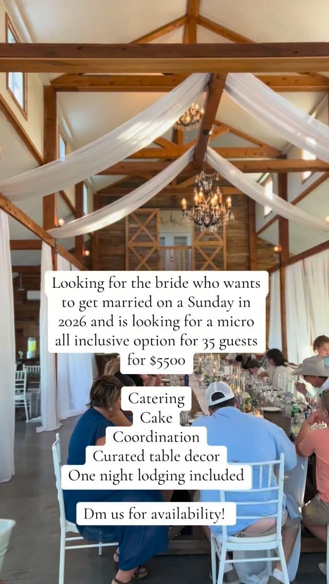 Post 3 by Oklahoma Wedding Venue|The Pointe on Instagram (video)