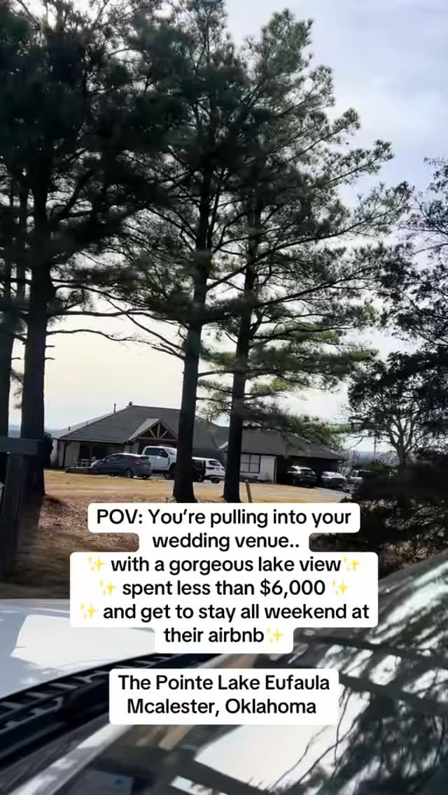Post 8 by Oklahoma Wedding Venue|The Pointe on Instagram (video)
