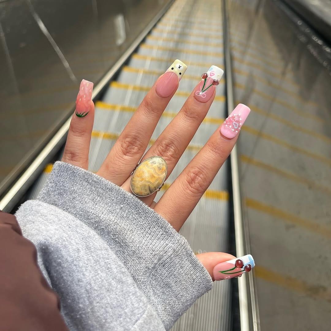 Post 9 by Pink Paradise Nail on Instagram (carousel)