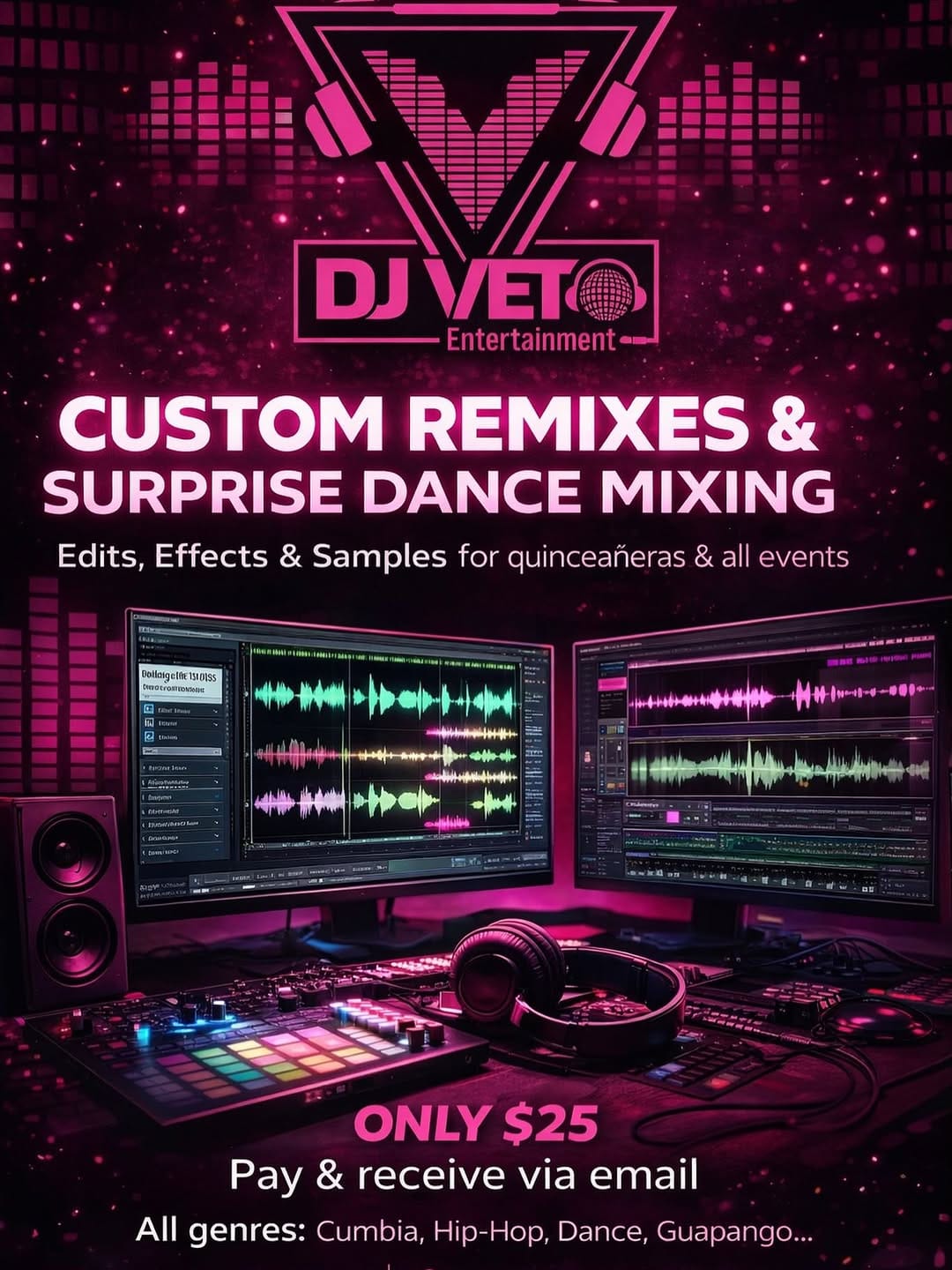 Post 5 by Dj Veto Entertainment on Instagram (image)