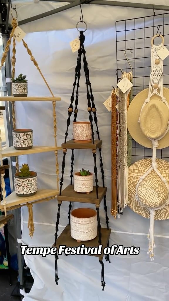 Post 2 by BohoChicMacrameCo on Instagram (video)