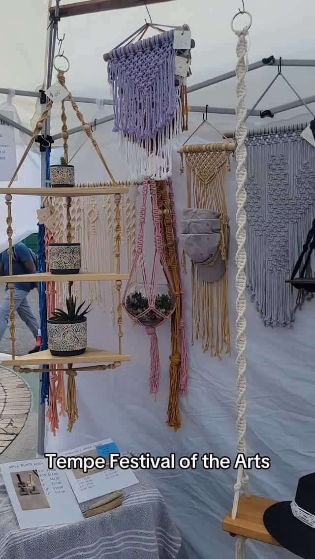 Post 1 by BohoChicMacrameCo on Instagram (video)