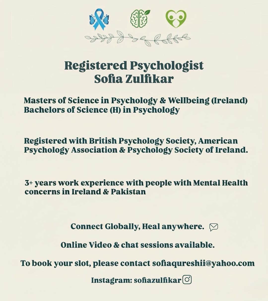 Post 2 by Psychologist Sofia Zulfikar 🇮🇪🇪🇺🇵🇰 on Instagram (image)