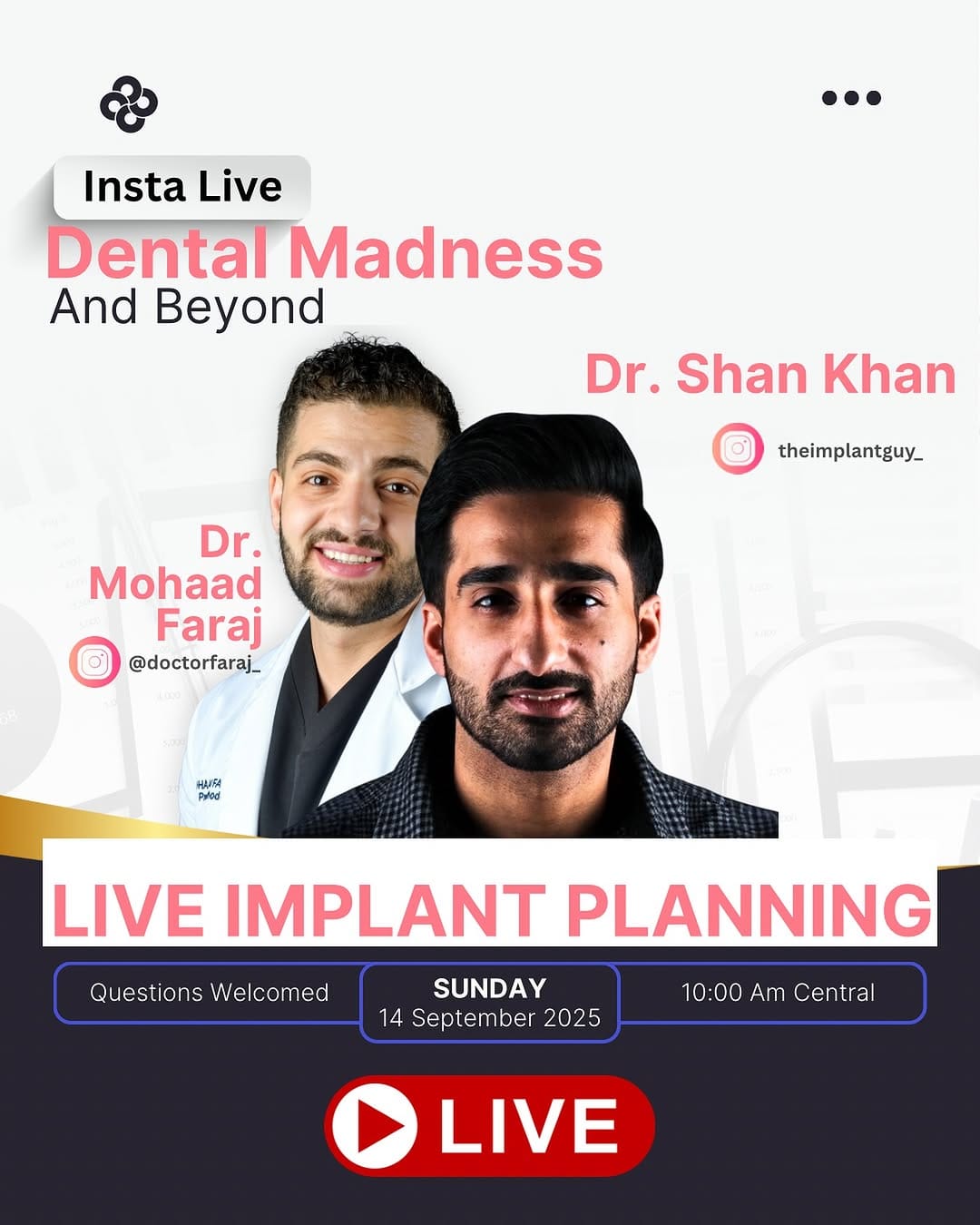 Post 6 by Shan Khan, DMD, AFAAID on Instagram (image)