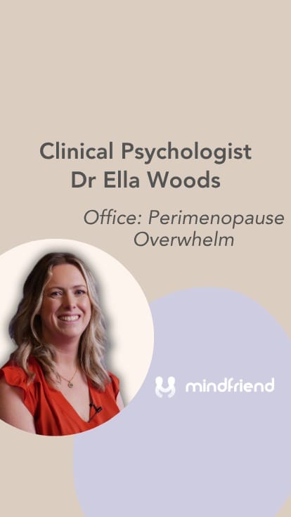Post 3 by Psychologist for Perimenopause & midlife health | Dr Ella Woods on Instagram (video)