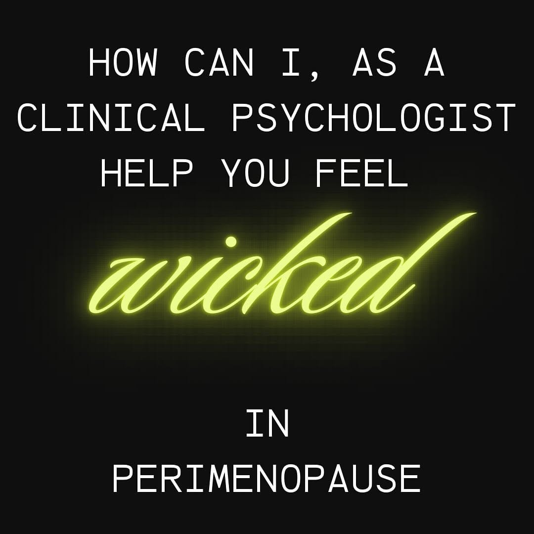 Post 9 by Psychologist for Perimenopause & midlife health | Dr Ella Woods on Instagram (carousel)