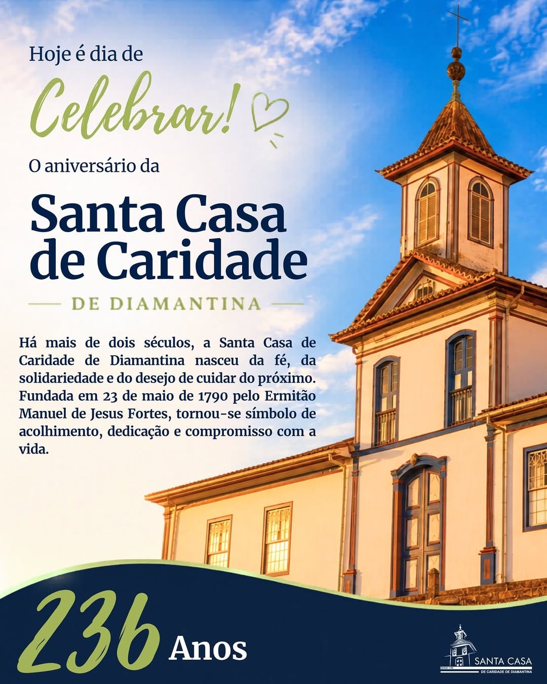 Post 3 by Santa Casa de  Diamantina on Instagram (image)