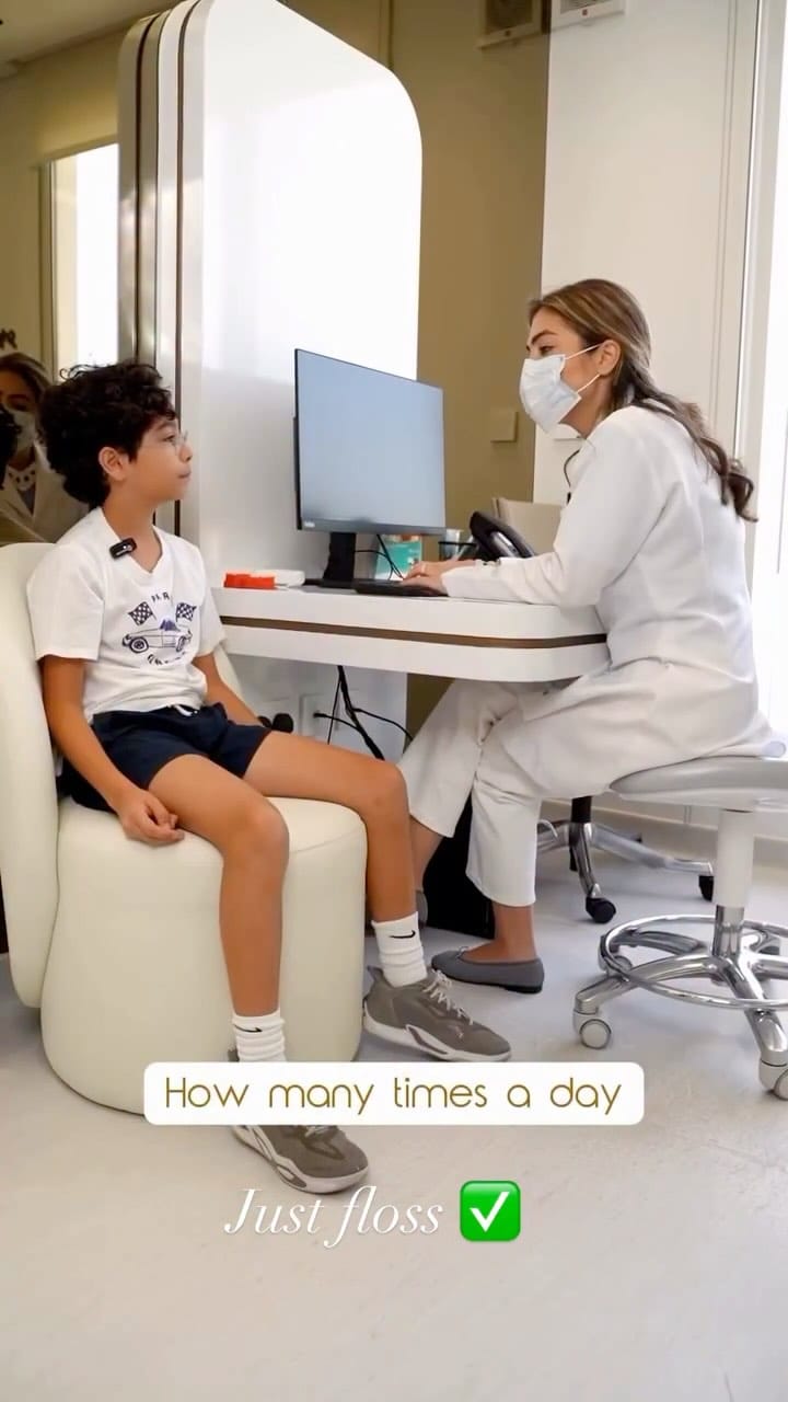 Post 8 by Zeina Armouche- Pediatric Dentist-Dubai on Instagram (video)