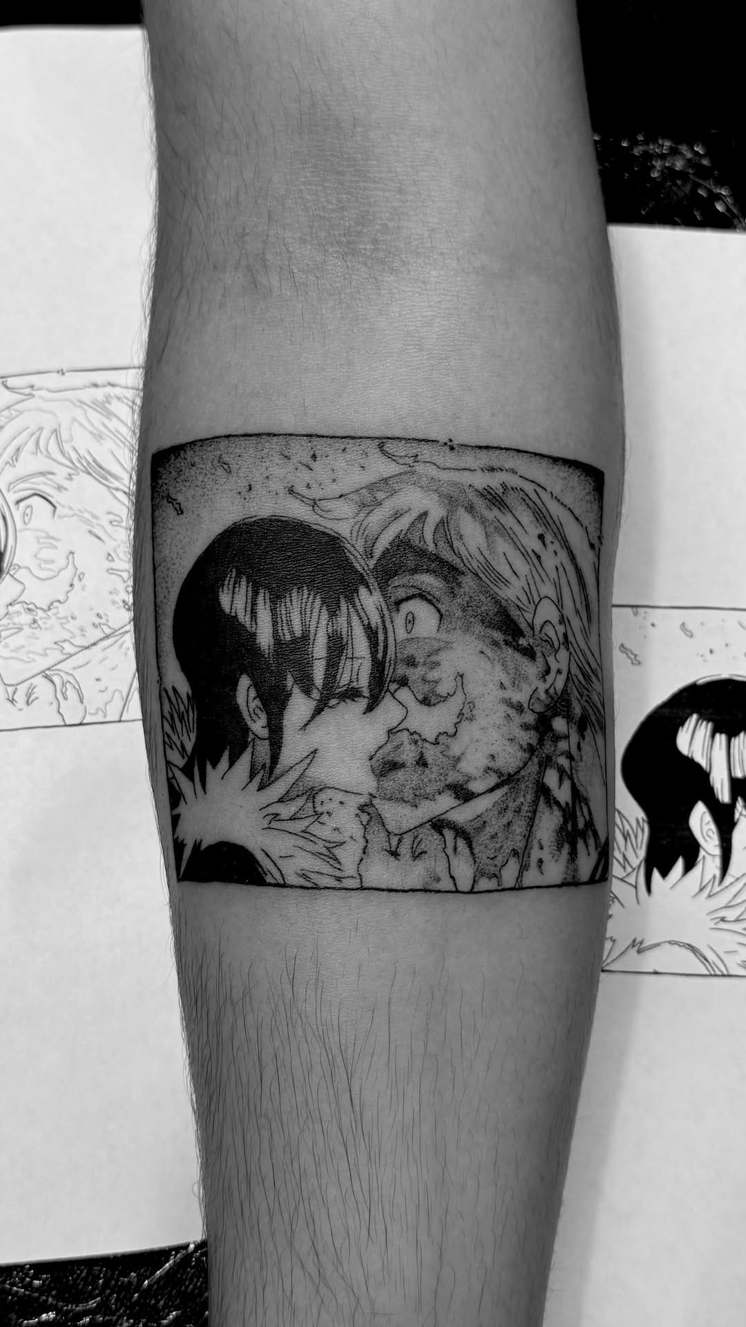 Post 3 by Gabriel Zuñiga-Garcia | Anime Tattoo Artist on Instagram (video)