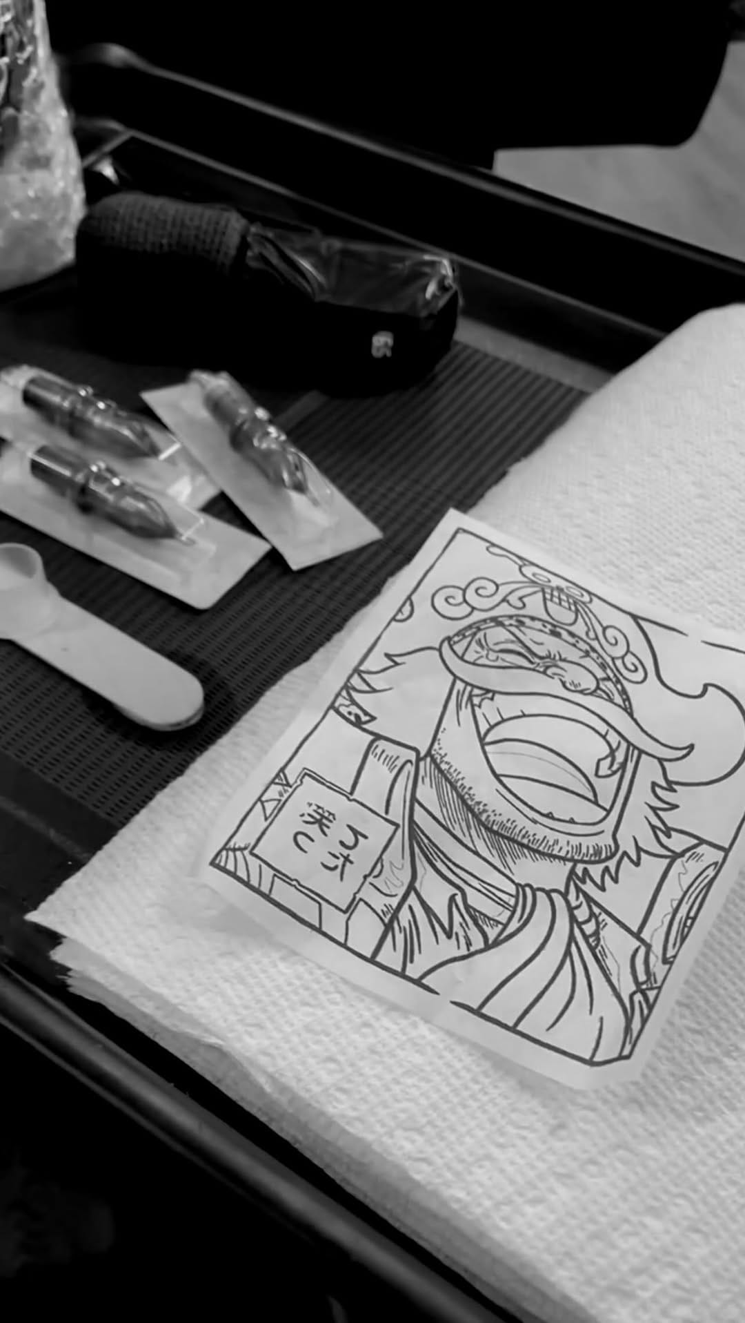 Post 5 by Gabriel Zuñiga-Garcia | Anime Tattoo Artist on Instagram (video)