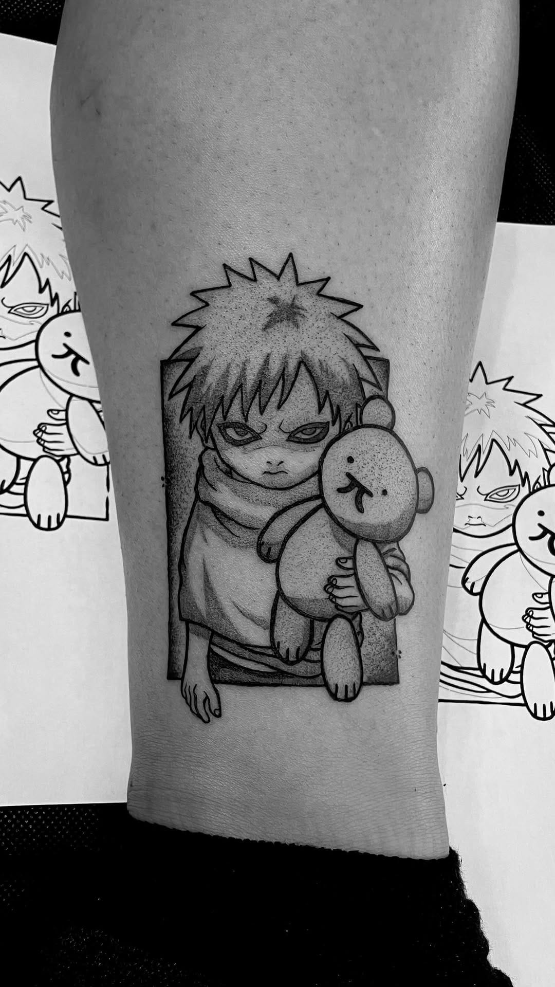 Post 9 by Gabriel Zuñiga-Garcia | Anime Tattoo Artist on Instagram (video)