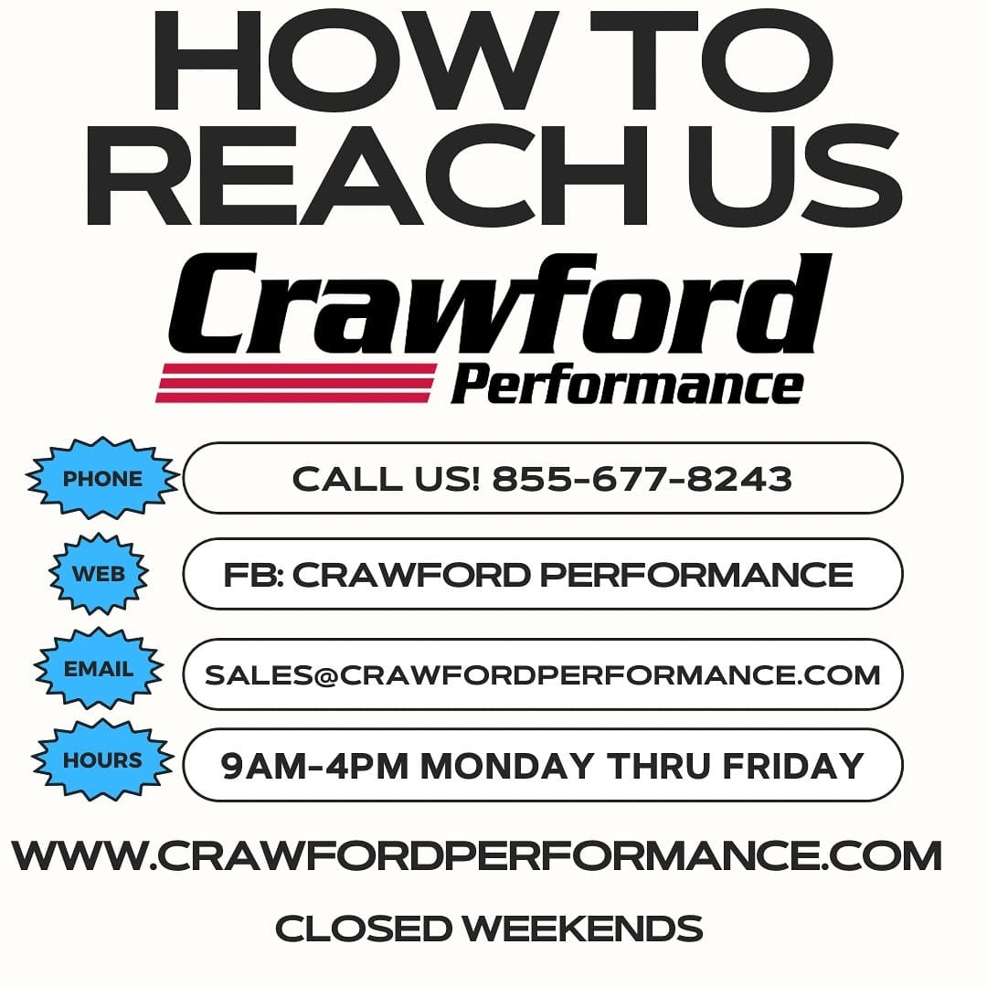 Post 10 by Crawford Performance on Instagram (image)