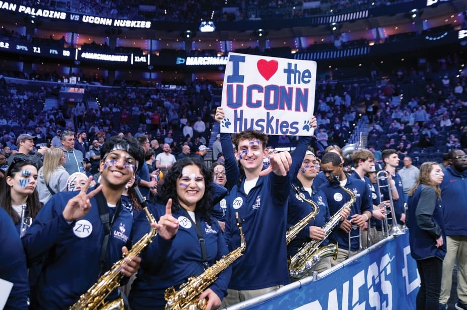 Post 9 by UConn Athletic Bands on Instagram (carousel)