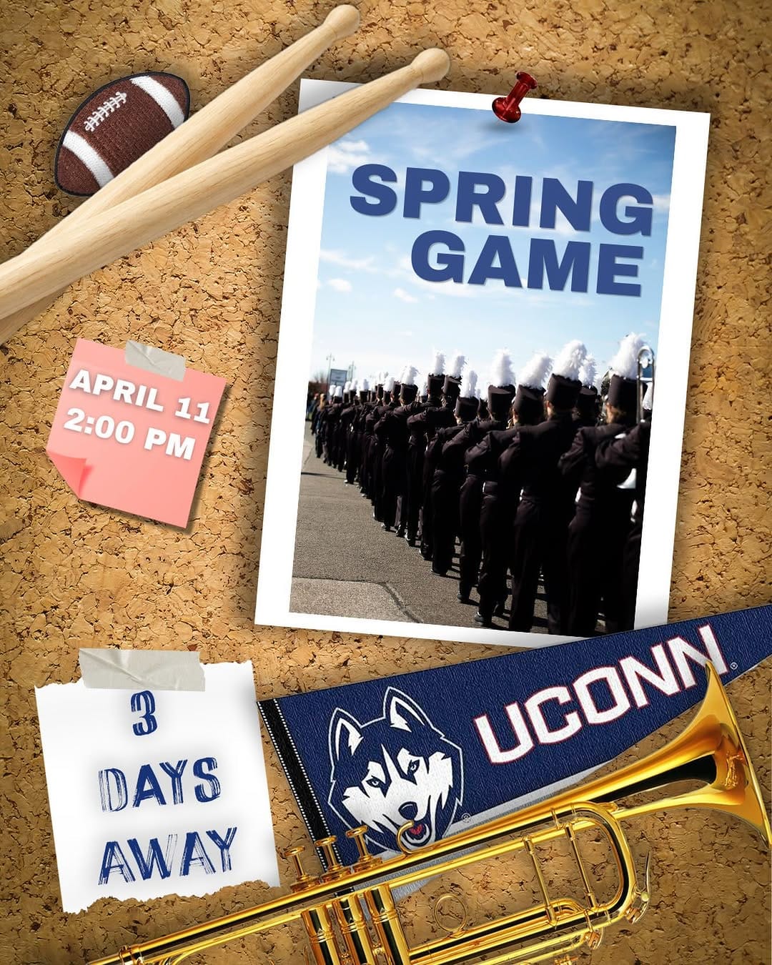 Post 7 by UConn Athletic Bands on Instagram (image)