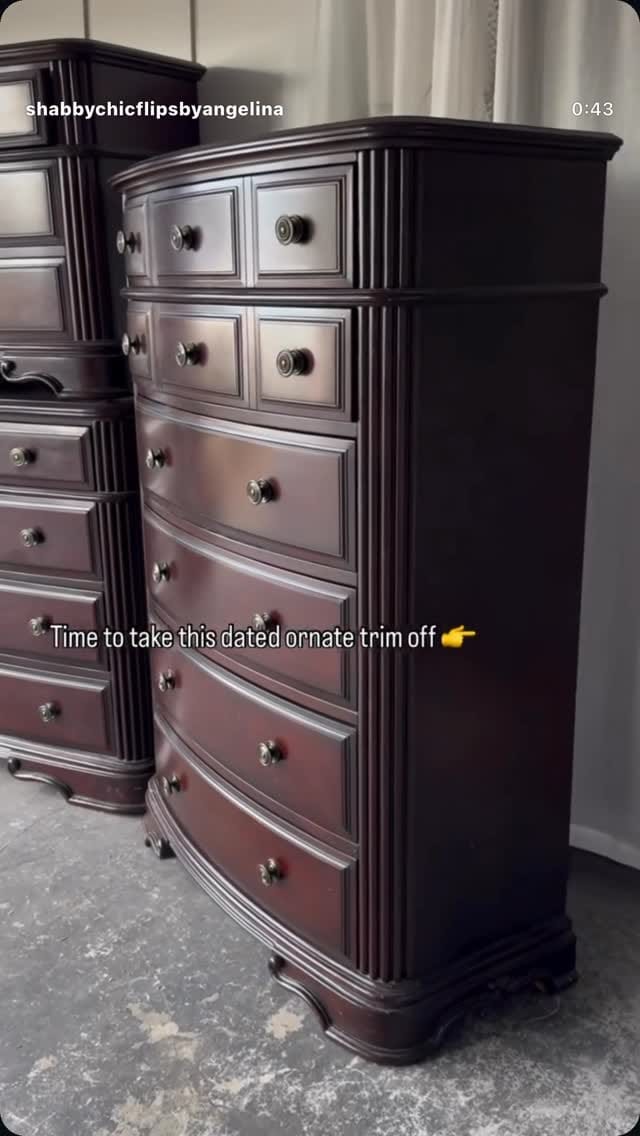 Post 4 by Angelina & Tom | Furniture Refinishing 🖌️ on Instagram (video)