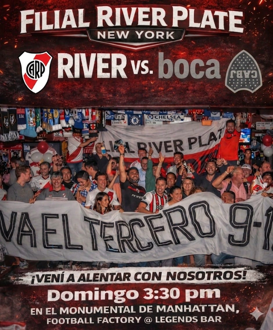 Post 8 by River Plate Filial New York on Instagram (image)