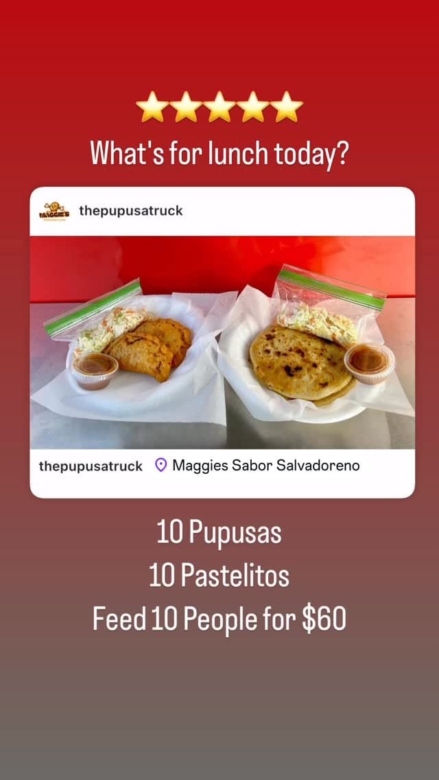 Post 5 by Maggie’s Sabor Salvadoreño 🇸🇻 on Instagram (video)