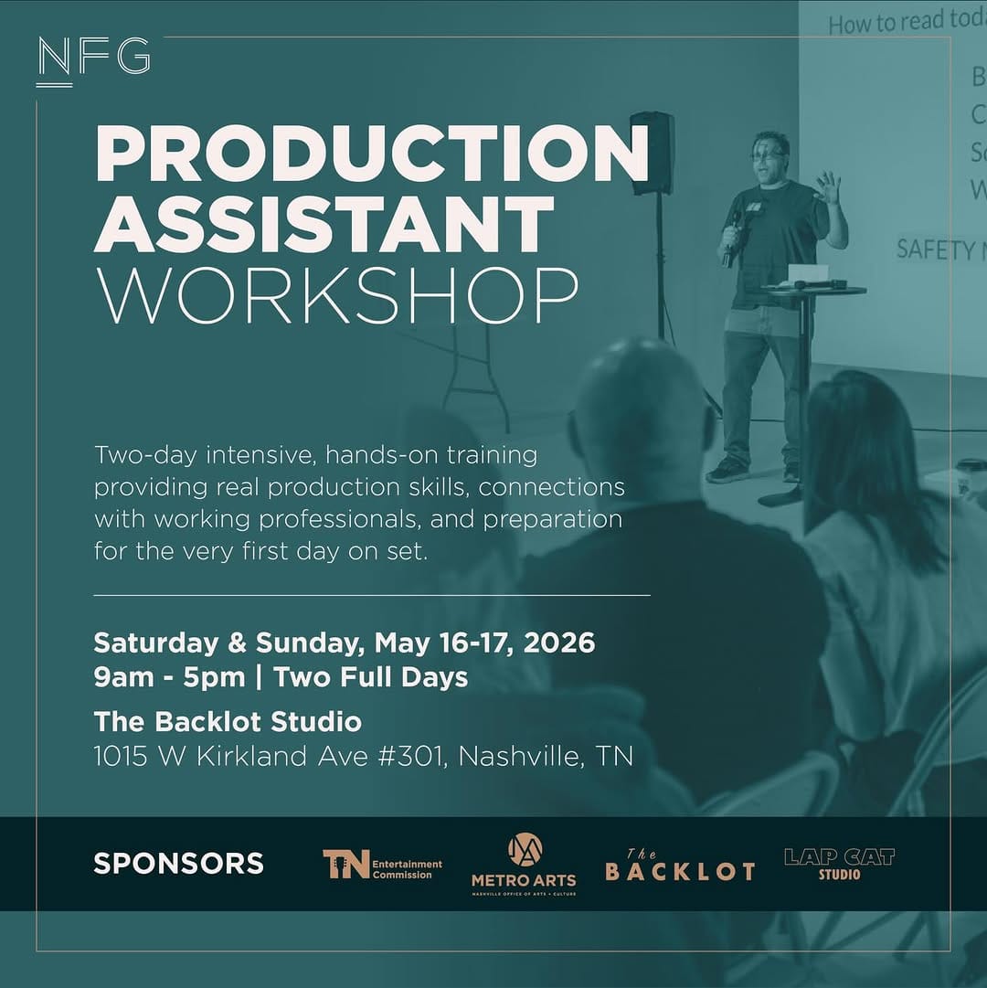 Post 3 by Nashville Filmmakers Guild on Instagram (carousel)