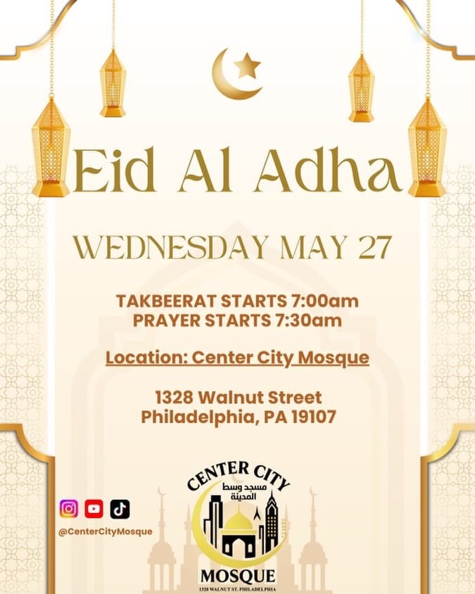 Post 2 by Expanding Center City’s ONLY Mosque 🕌 on Instagram (image)