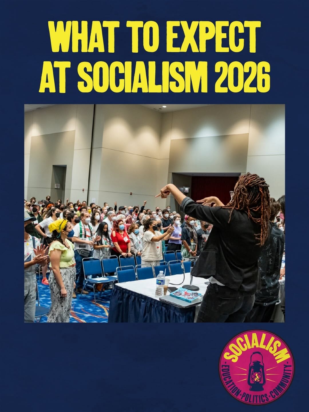 Post 1 by Socialism Conference on Instagram (carousel)