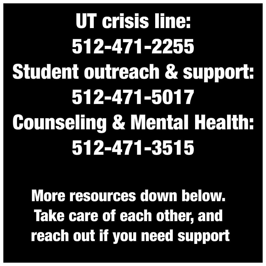 Post 1 by UT AUSTIN AFFIRMATIONS on Instagram (image)