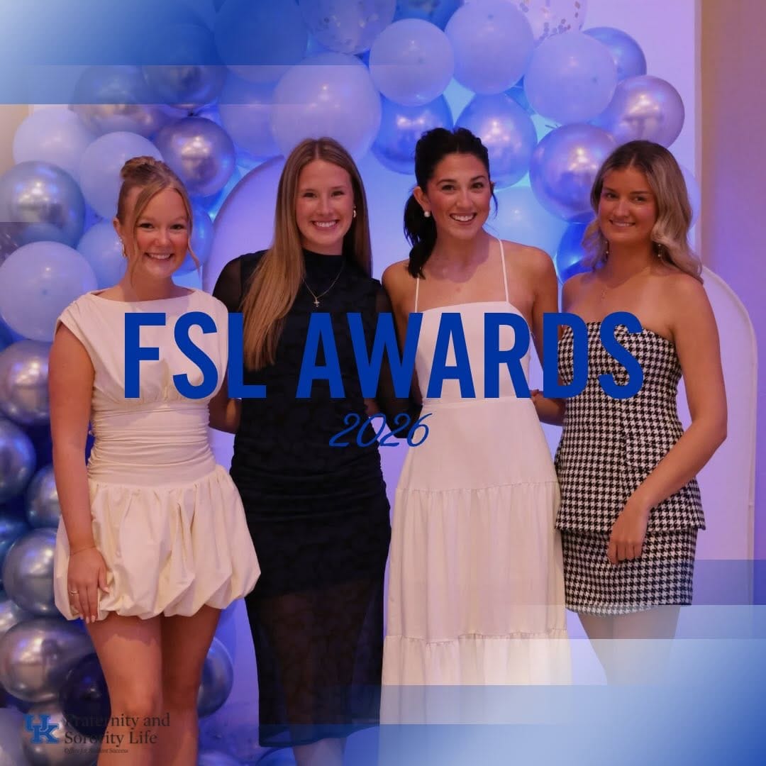 Post 8 by University of Kentucky Fraternity and Sorority Life on Instagram (carousel)