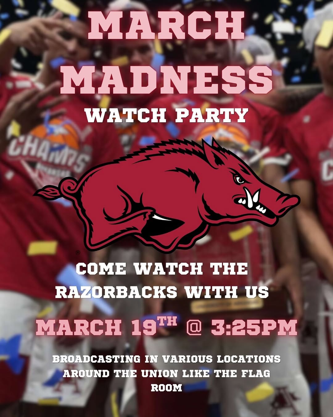 Post 8 by Arkansas Union on Instagram (image)