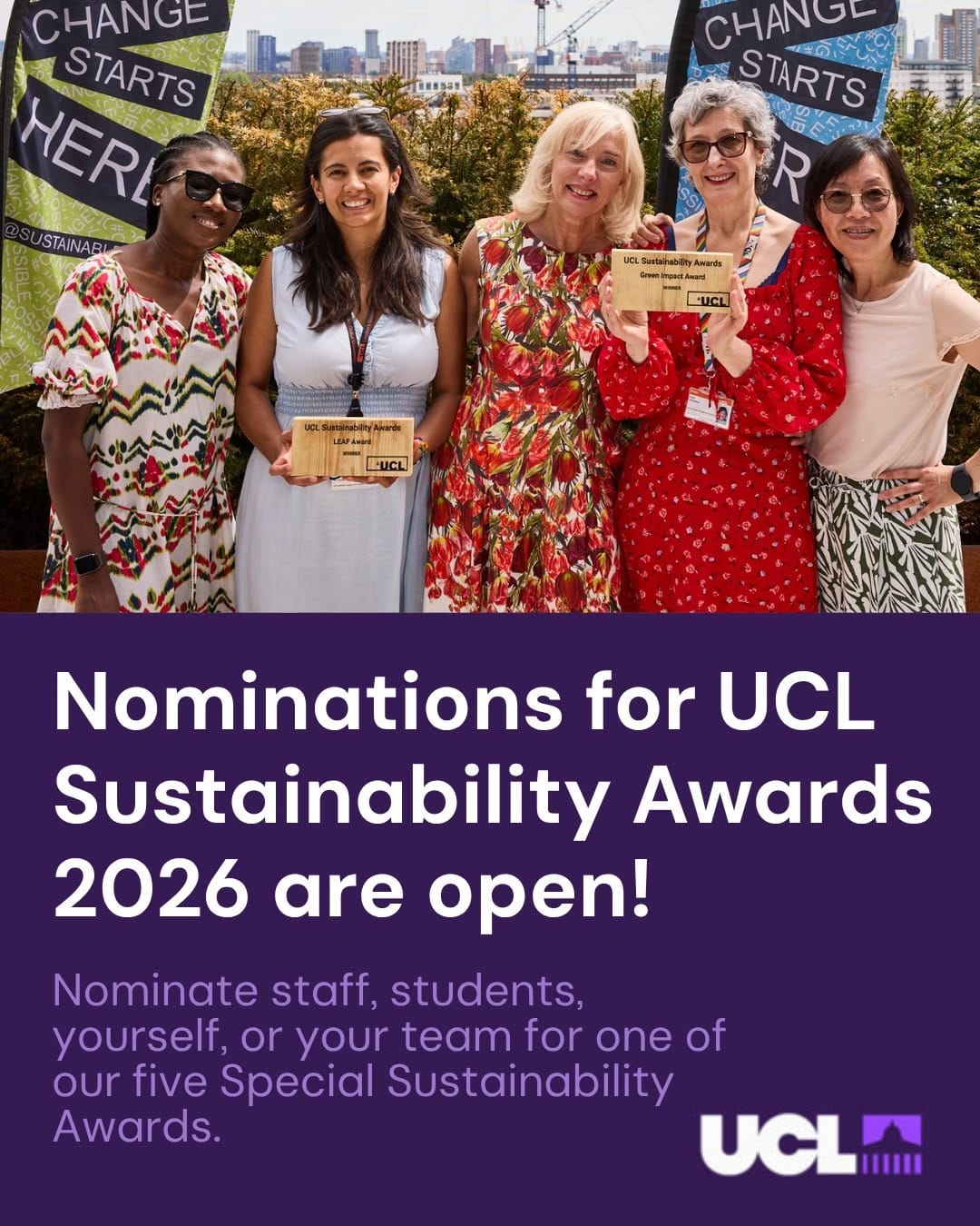 Post 1 by Sustainable UCL on Instagram (image)