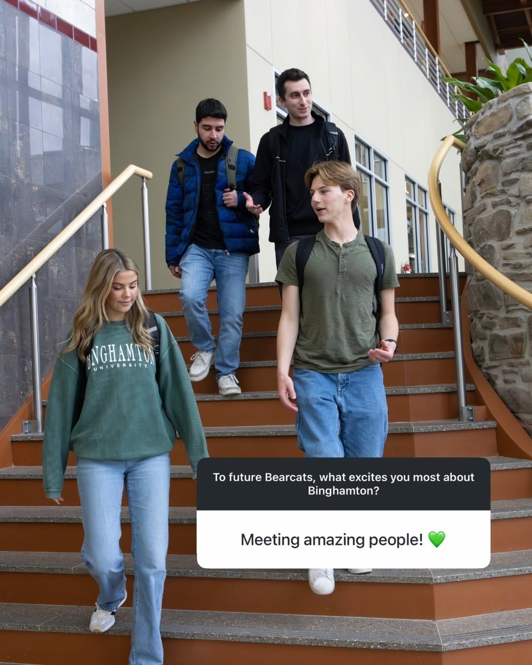 Post 2 by Binghamton Admissions on Instagram (carousel)