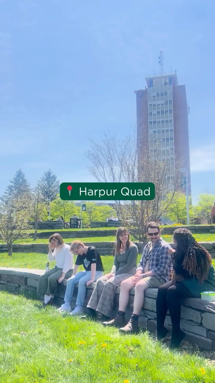 Post 7 by Binghamton Admissions on Instagram (video)