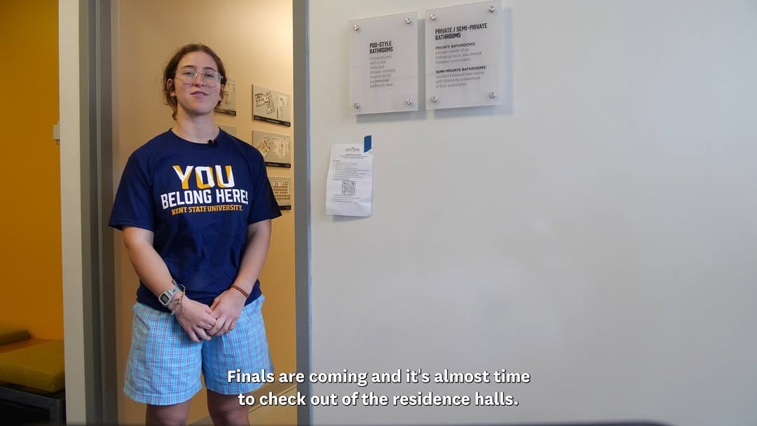 Post 5 by Kent State University Housing on Instagram (video)