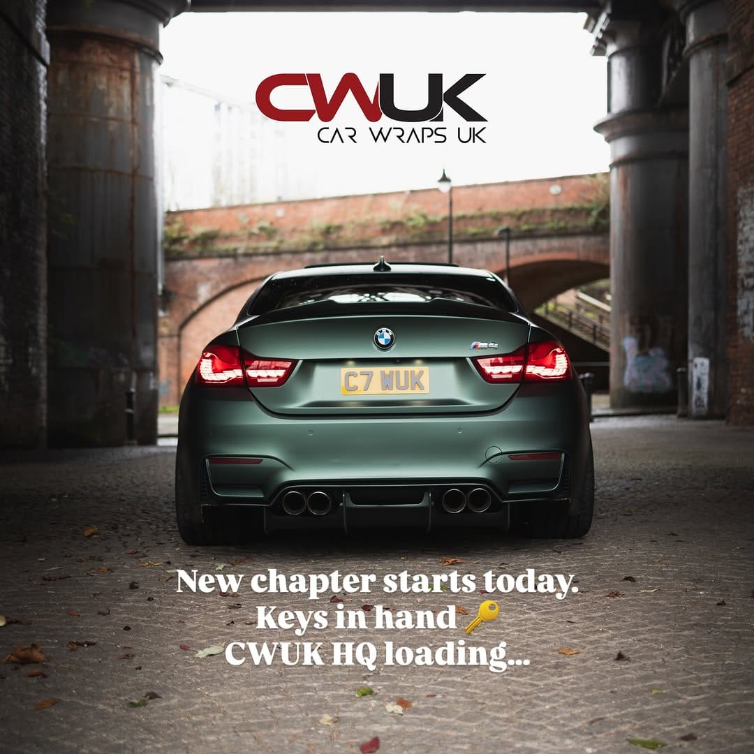 Post 10 by CAR WRAPS UK / CWUK on Instagram (image)