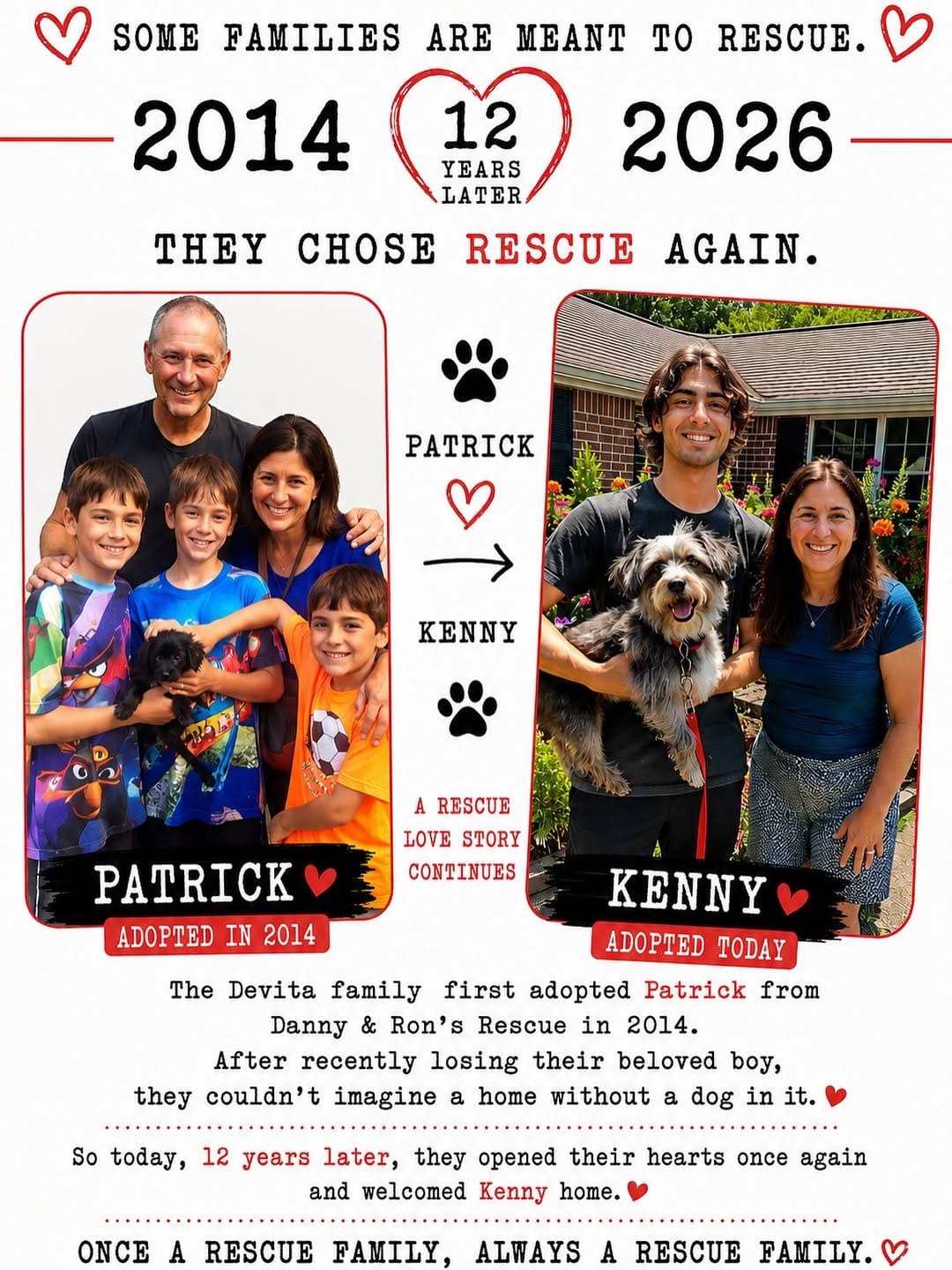 Post 3 by Danny & Ron’s Rescue on Instagram (image)