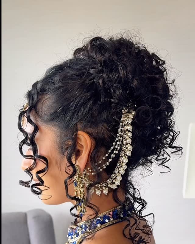 Post 4 by Bridal Hair & Makeup Specialist| Indian Bridal Specialist on Instagram (video)