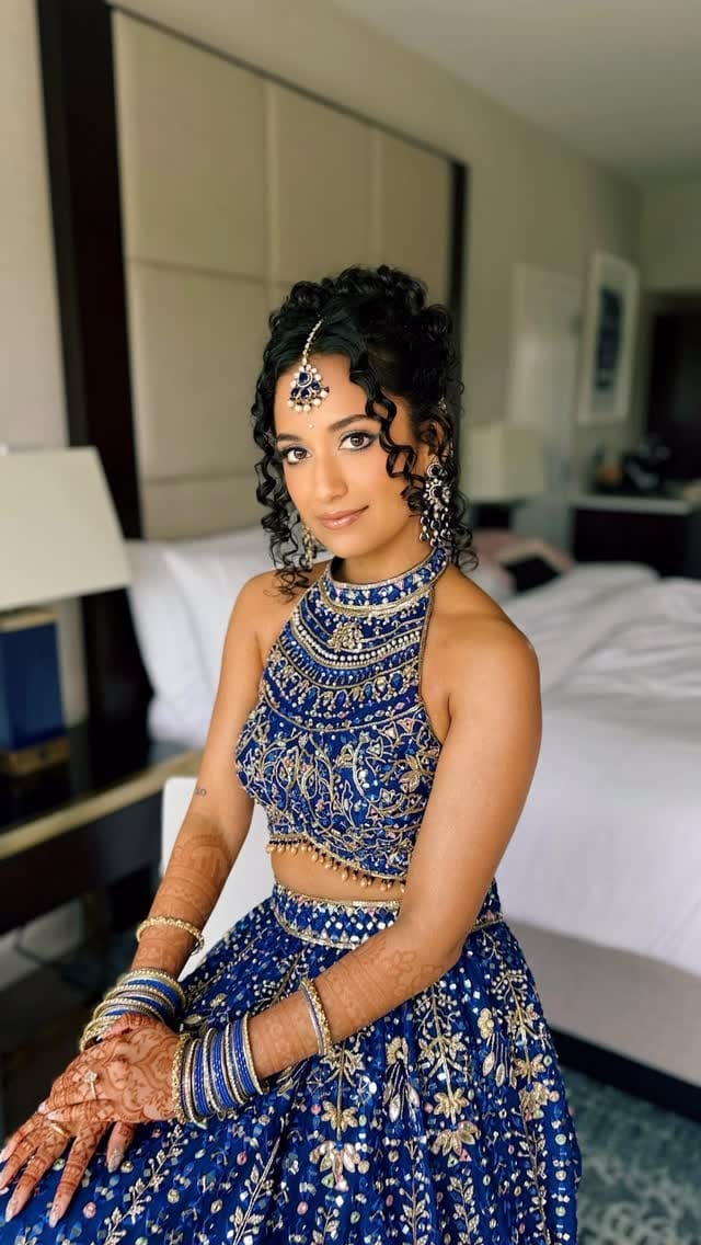 Post 3 by Bridal Hair & Makeup Specialist| Indian Bridal Specialist on Instagram (video)
