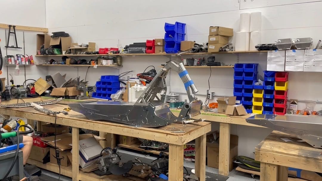 Post 8 by Ruffian Snowbike Co. on Instagram (video)