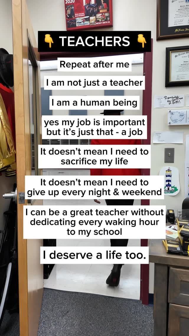 Post 4 by Mickey Smith Jr || Educator Encourager on Instagram (video)