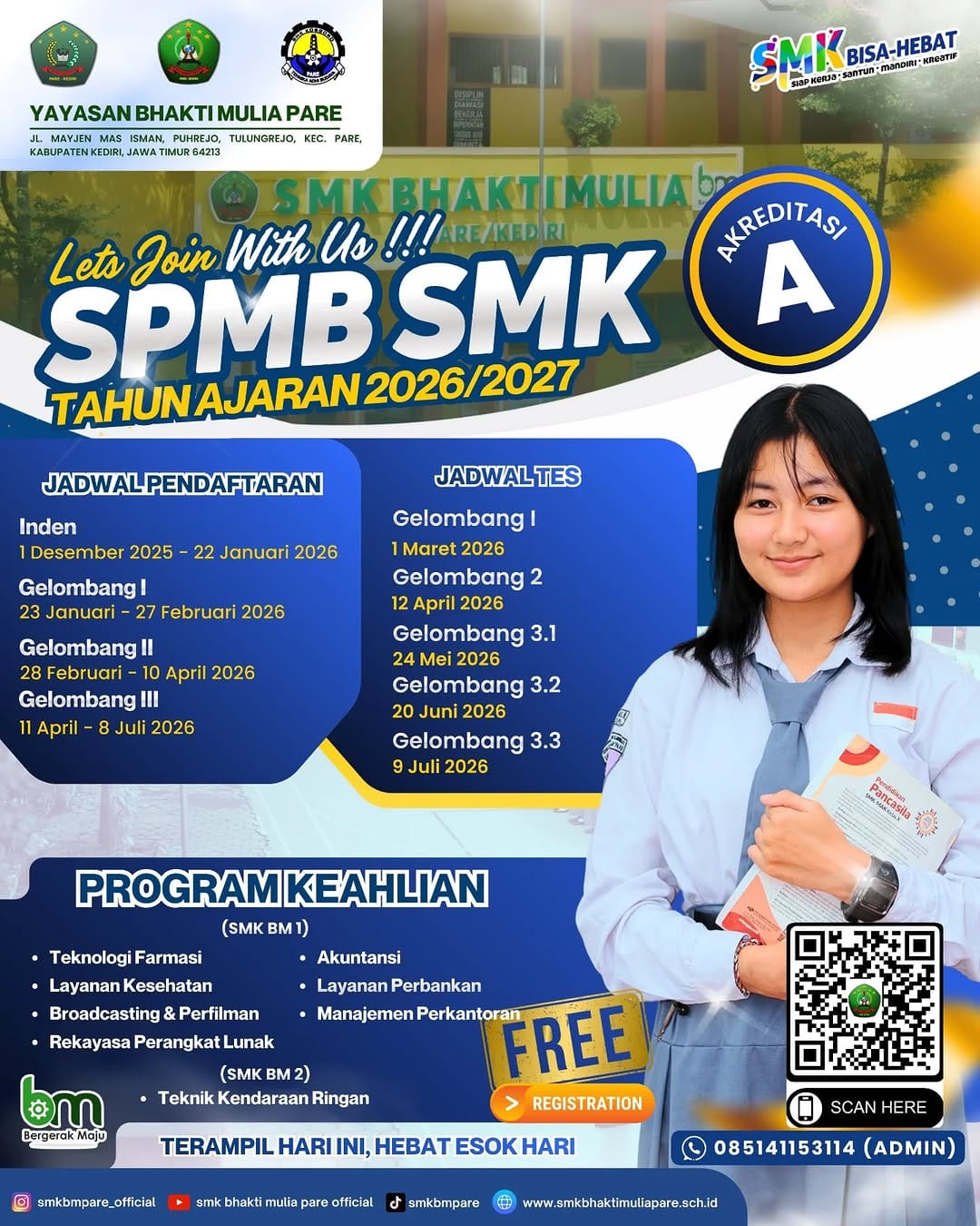 Post 10 by SMK Bhakti Mulia Pare - Kediri on Instagram (image)