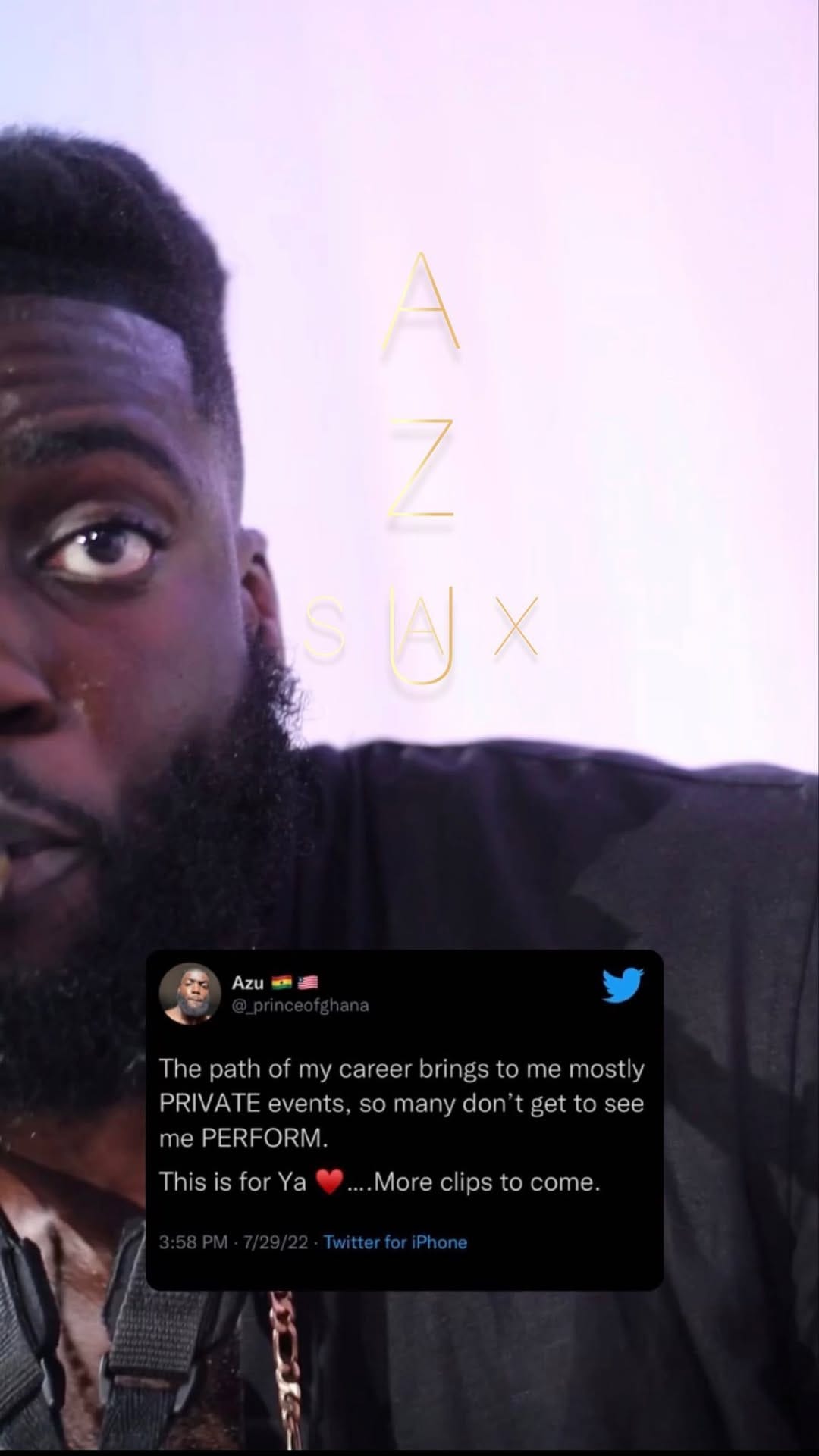 Post 10 by AzuSax 🎷🇬🇭🇱🇷 on Instagram (video)